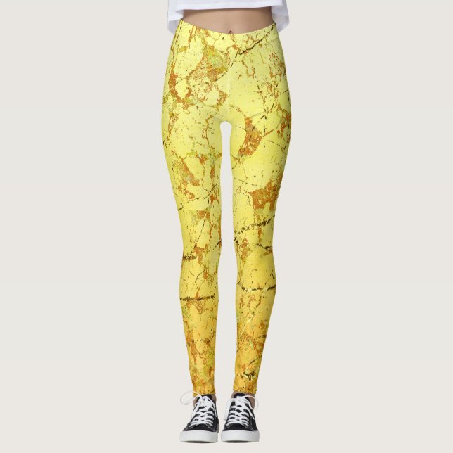 Leggings Flor amarilla (Anverso)