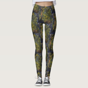 Leggings Flor de barrido por Claude Monet, arte clásico
