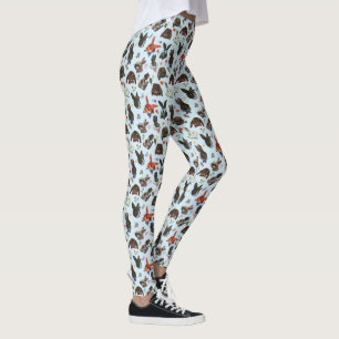 Leggings Flor de bosque de conejos de primavera