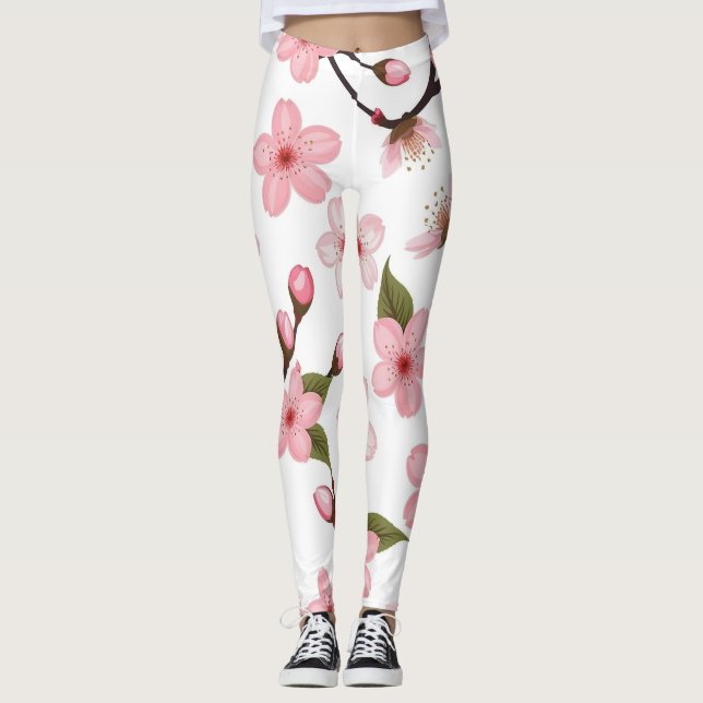 Leggings Flor de cerezo (Anverso)