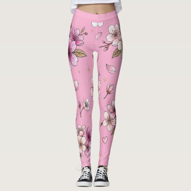 Leggings Flor de cerezo (Anverso)
