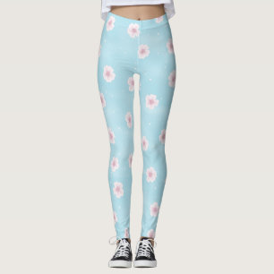 Leggings Flor de cerezo sakura en primavera japonesa