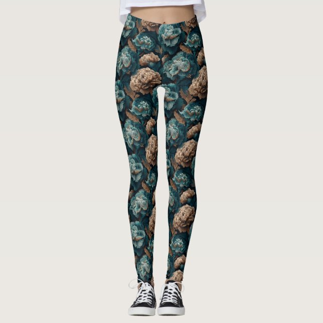 Leggings Flor de Clavel Cardio Amuleto de Clavel (Anverso)