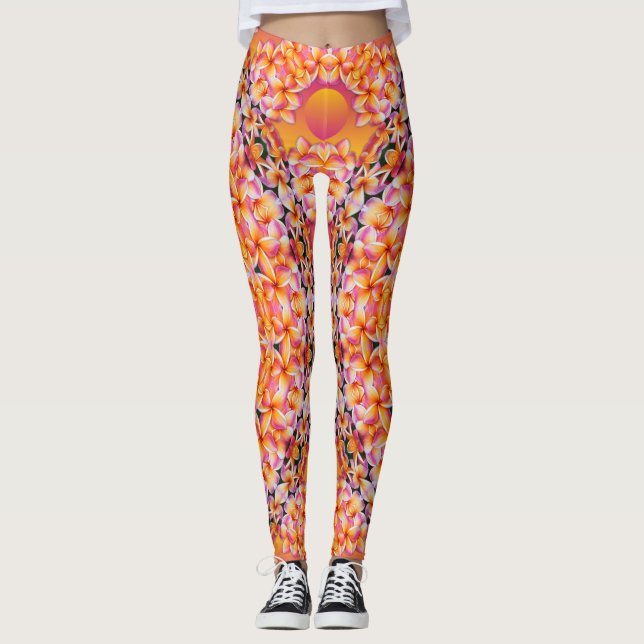 Leggings Flor de color (Anverso)