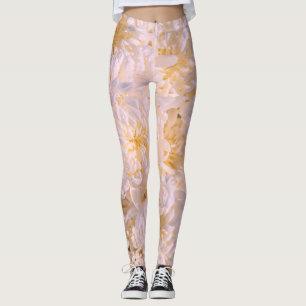 Leggings flor de crisantemo