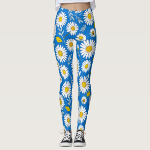 Leggings 🌼 Flor de Daisy Suave – Fresca Armonía Floral ✨🌿