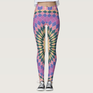 Leggings Flor de efecto óptico