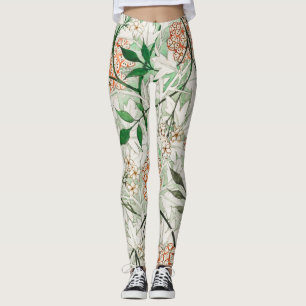 Leggings Flor de Jazmín de William Morris