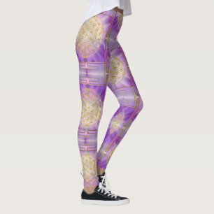 Leggings FLOR DE LA VIDA - Patrón continuo Yantra