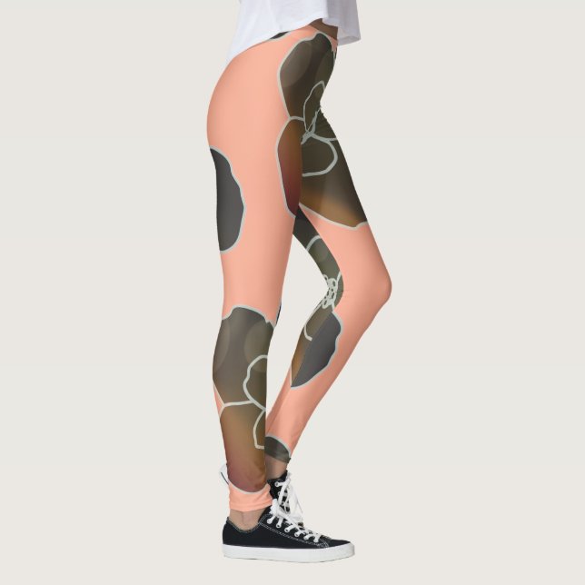 Leggings Flor de las piernas (Derecha)