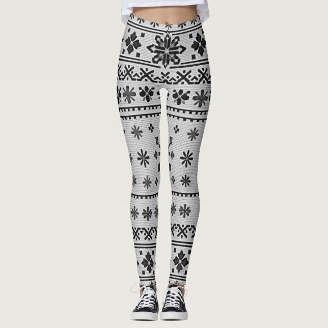 Leggings Flor de las piernas (Anverso)