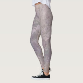 Leggings Flor de lavanda suave vintage