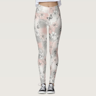 Leggings Flor de Mariposa Elegante (3)
