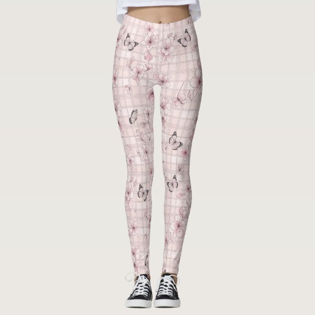 Leggings Flor de Mariposa Elegante (4) (Anverso)
