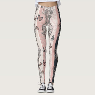 Leggings Flor de Mariposa Elegante (5)