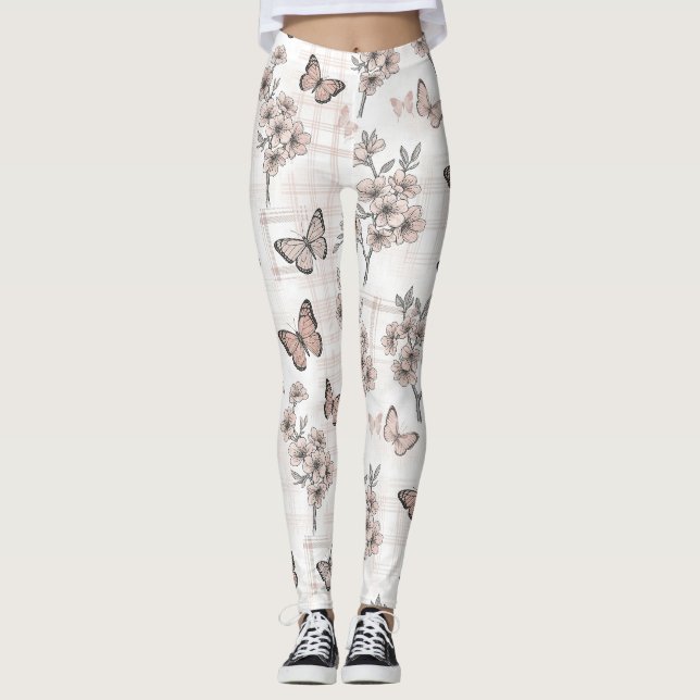 Leggings Flor de Mariposa Elegante (6) (Anverso)