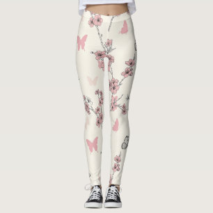 Leggings Flor de Mariposa Elegante (9)