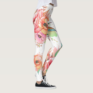 Leggings flor de primavera