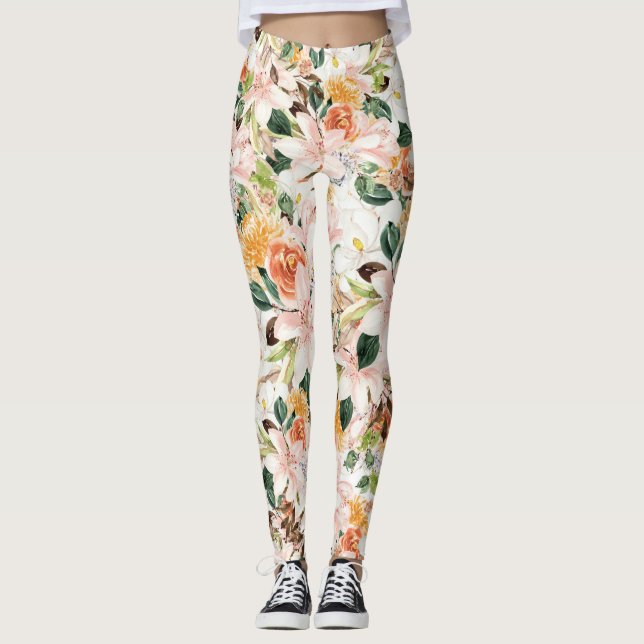 Leggings Flor de trompeta (Anverso)