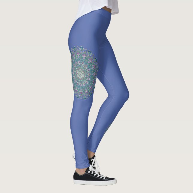 Leggings Flor De Vida - Mandala Estilo India 1 (Derecha)