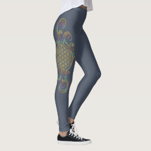 Leggings Flor De Vida - Ornamentos Espirales 1