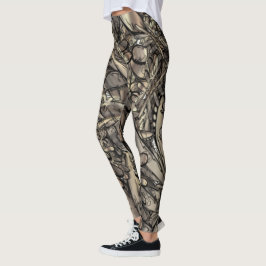 Leggings Flor dorada