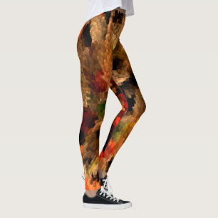 Leggings Flor en llamas......