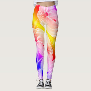 Leggings Flor multicolora asombrosa del lirio