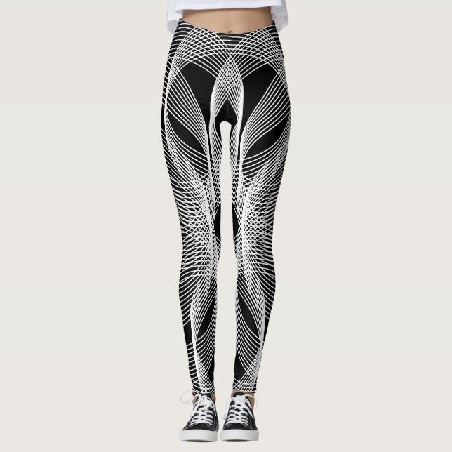 Leggings Flor negra (Anverso)