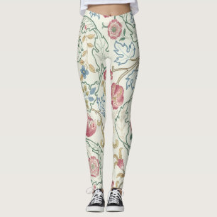 Leggings Flor, patrón floral, William Morris