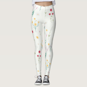 Leggings Flor Primavera Floreciente