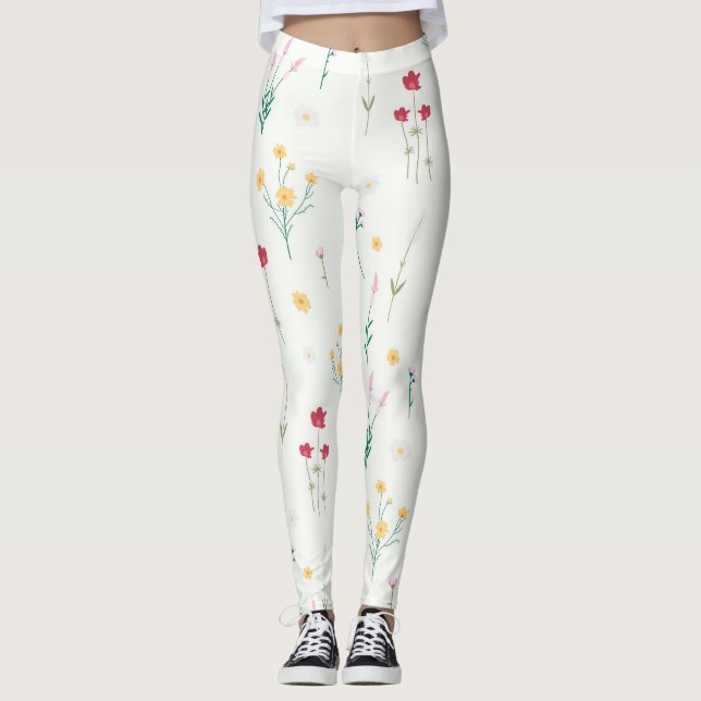 Leggings Flor Primavera Floreciente (Anverso)