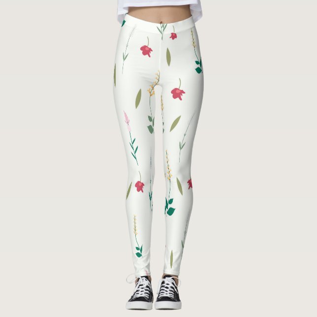 Leggings Flor Primavera Floreciente (Anverso)