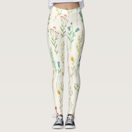 Leggings Flor Primavera Floreciente