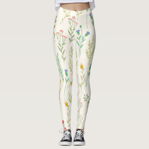 Leggings Flor Primavera Floreciente