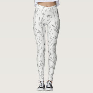 Leggings Flor Primavera Floreciente