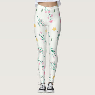 Leggings Flor Primavera Floreciente