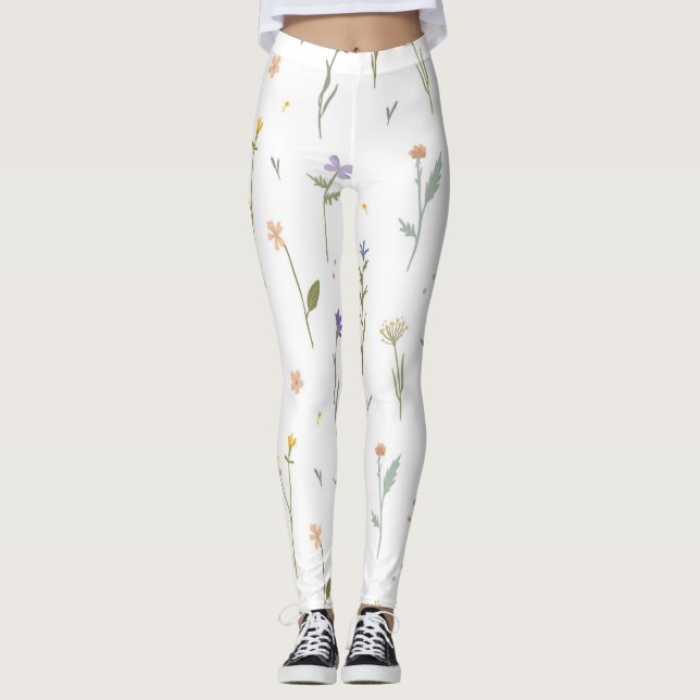 Leggings Flor Primavera Floreciente (Anverso)