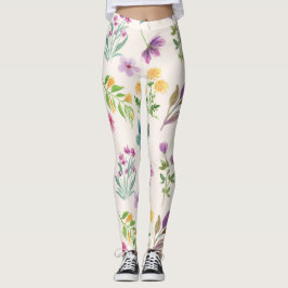 Leggings Flor Primavera Floreciente
