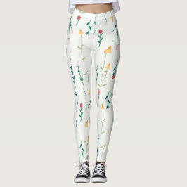 Leggings Flor Primavera Floreciente