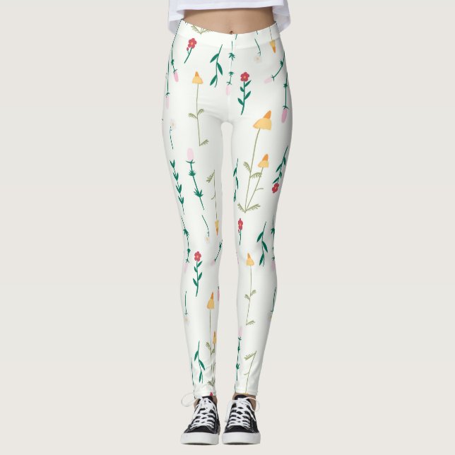 Leggings Flor Primavera Floreciente (Anverso)