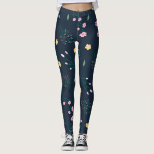 Leggings Flor Primavera Floreciente