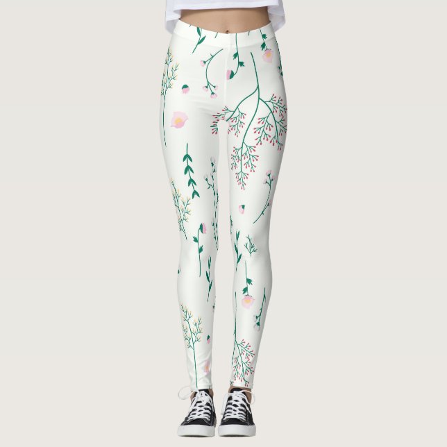 Leggings Flor Primavera Floreciente (Anverso)