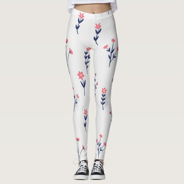 Leggings Flor Primavera Floreciente (Anverso)