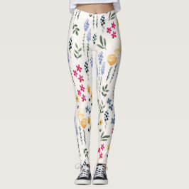 Leggings Flor Primavera Floreciente