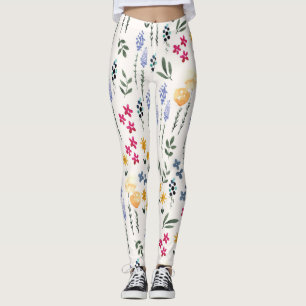 Leggings Flor Primavera Floreciente