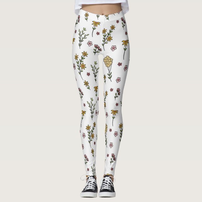 Leggings Flor Primavera Floreciente (Anverso)