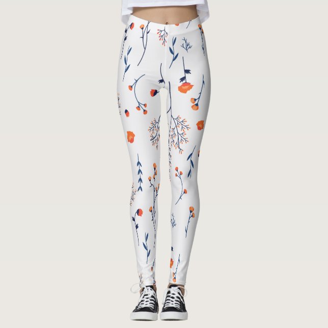 Leggings Flor Primavera Floreciente (Anverso)