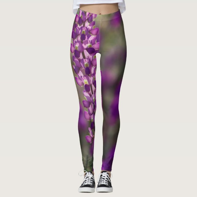 Leggings flor púrpura (Anverso)
