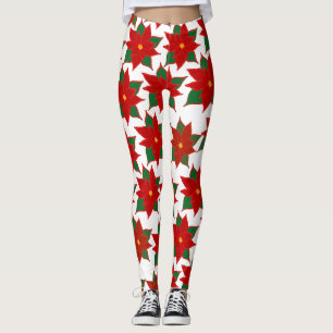Leggings Flor roja